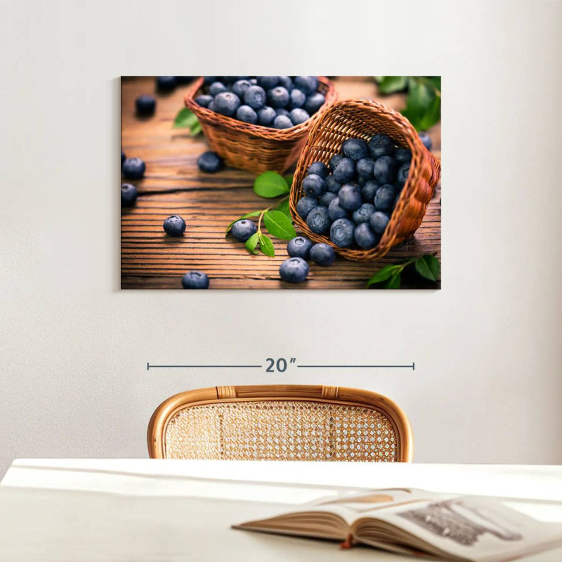 Yarlin Blueberries, 16" H x 24" W
