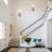 1-Light Modern Rustic Bath Vanity Light With Glass Lampshade, Golden Wall Sconce For Toilet, Hallway, Staircase, Bathroom