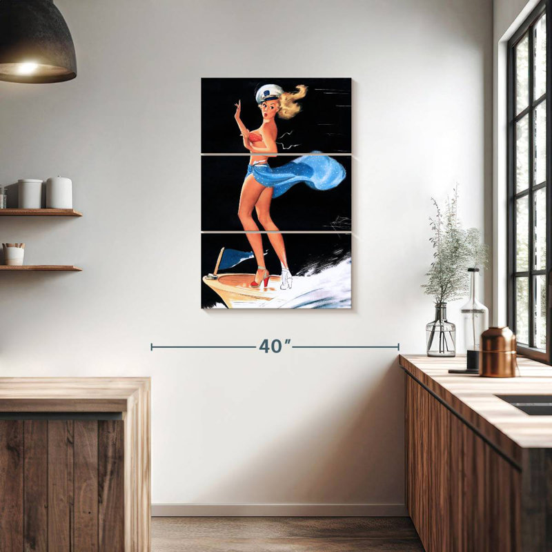 Leisha Can You Tie This, 38" H x 24" W