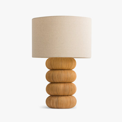Sandia Lamp - Rattan