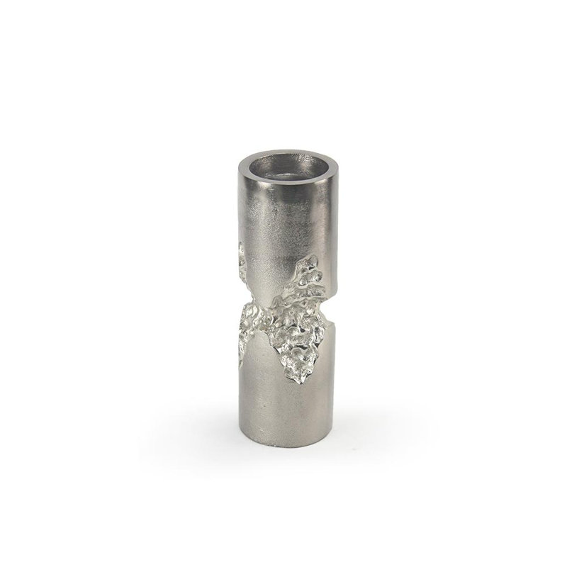 Tabletop, Antique Nickel, 12.75" H x 4.25" W x 4.25" D