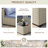 3 Pieces Design-Oriented Rattan Patio Conversation Sets With Cushions-788627589