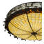 Greenbriar Oak 8 - Light Flush Mount