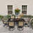Rectangular Metal Outdoor Dining Table