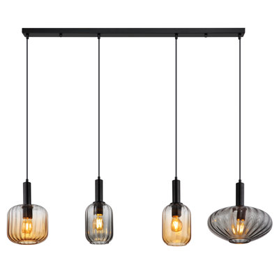 4 - Light Matte Black Pendant