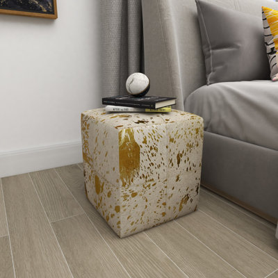 Tabouret de salon en cuir