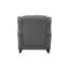Fabien Grey Fabric Rocking Chair