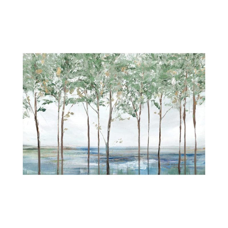 Forest Peak by Isabelle Z - Painting on Canvas, Wrapped Canvas, 20.32 cm H x 30.48 cm W
