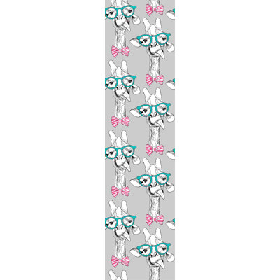 Rouleau de papier peint adhésif girafes l 4,17 pi x 25 po Ferdinand