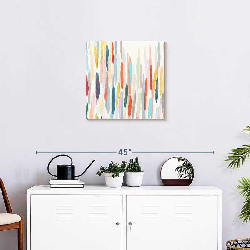 Rythme et couleur II, H 39 po x l 39 po