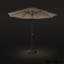 Arnell 290cm Lighted Market Parasol-57288459
