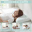 Oreiller en mousse à mémoire de forme de taille standard avec housse de refroidissement amovible, confort moelleux pour toutes les positions de sommeil