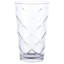 Gibson Home Lattice 4 Piece 16 Ounce Glass Tumbler Set