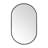 Metal Framed Oval Wall Mirror-702286473