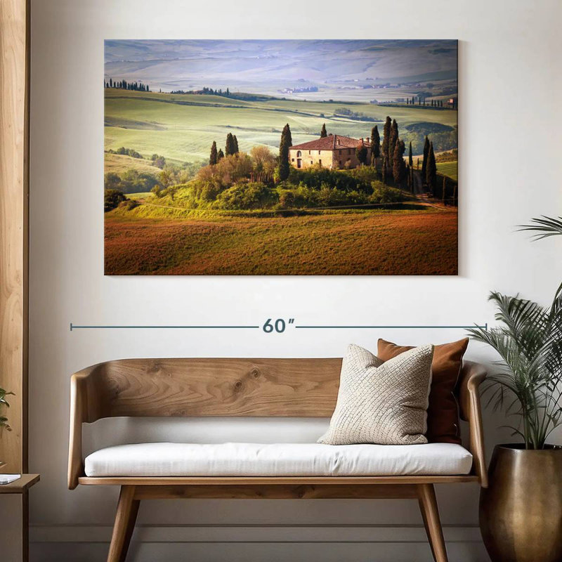 Lilie Tuscan Countryside House, 34" H x 51" W