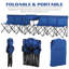 Zemple 6 Seat Folding Sports Bench Football Subs Bench-1293053711