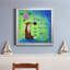 Happy Fox - peinture sur toile encadrée-1655634046-1655634033