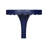 Madeline Scalloped Round Drink Table Navy Blue-1421331024