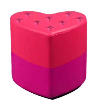 Raquisha Heart Stool Over Sized Statue