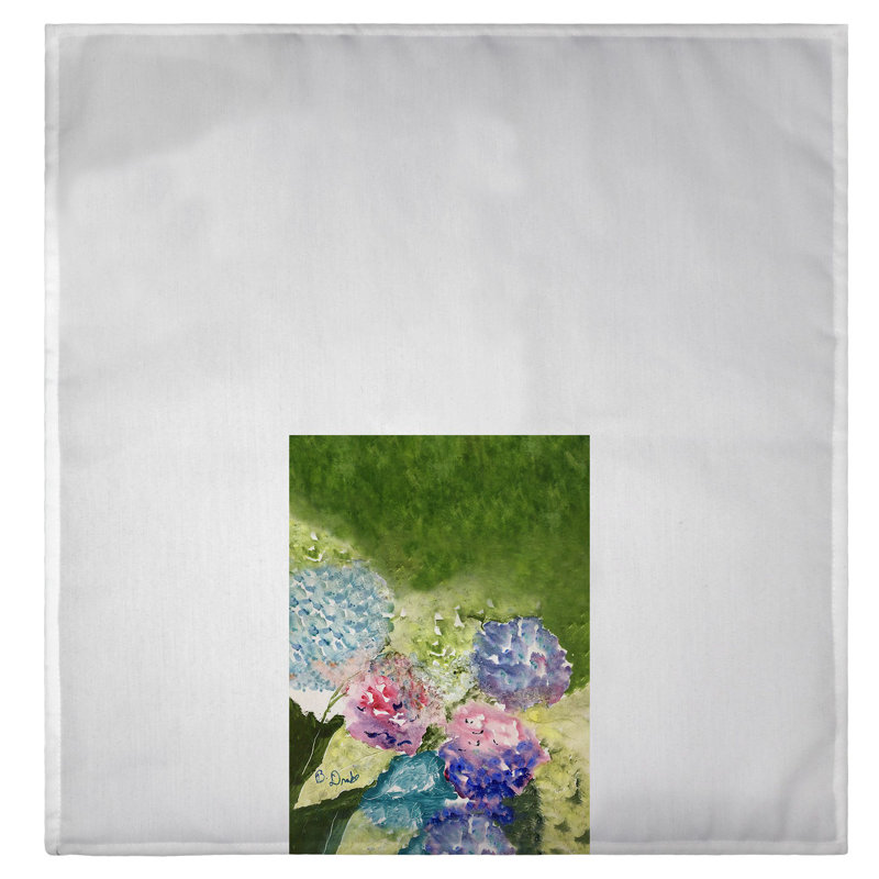 Serviette d'invités rose et mauve