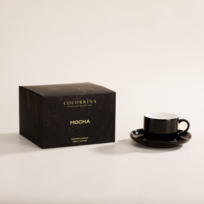 Bougie parfumée moka, tasse en forme de tasse à café de 5,64 oz