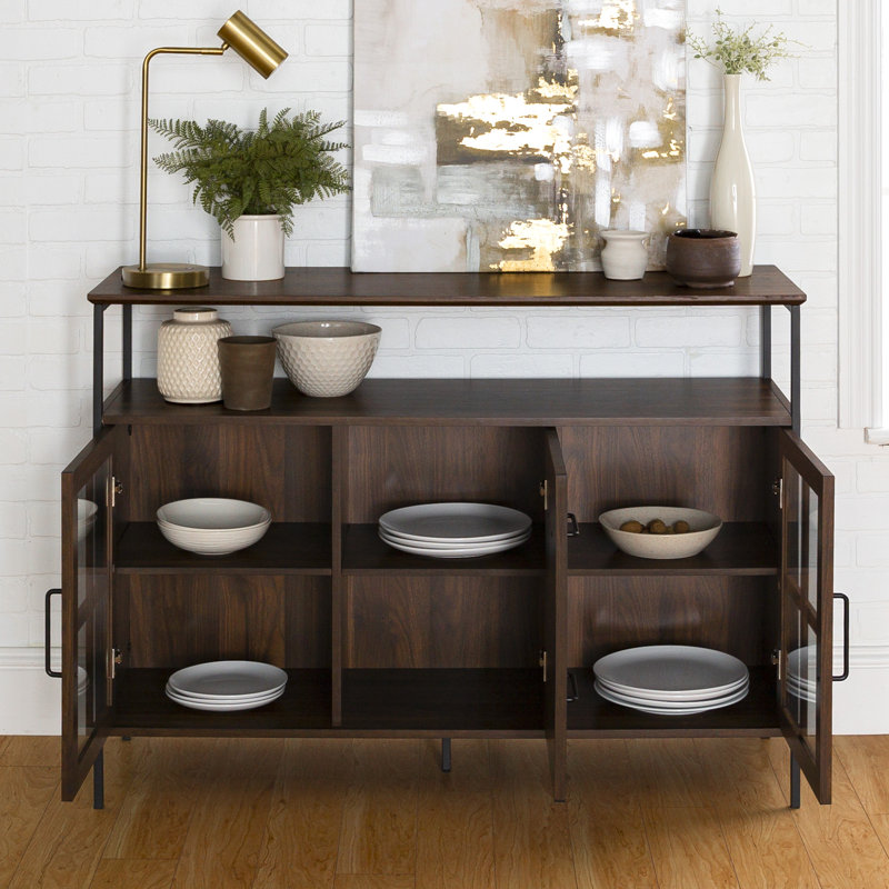 San Dimas 121cm Sideboard, Dark Walnut