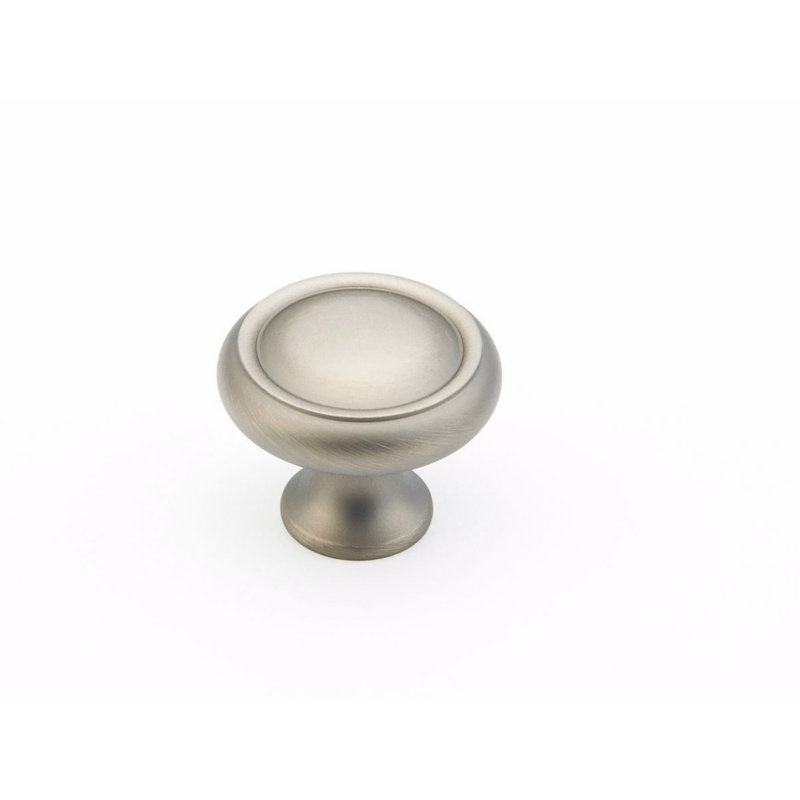 Traditional Round Knob, Antique Nickel