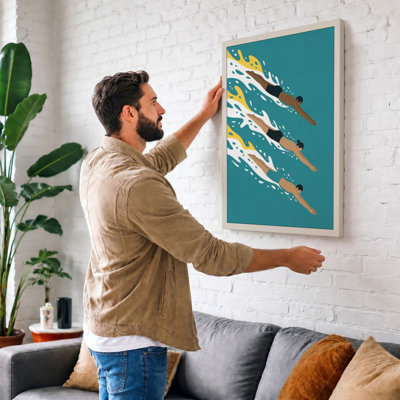 Flight in Formation Modern - Wrapped Canvas