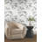 Inky Warm Neutral Palms Wallpaper-100253541