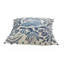 Coussin en coton brodé à la main à la main (housse seulement)