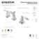 English Country Widespread Bathroom Faucet with Drain Assembly