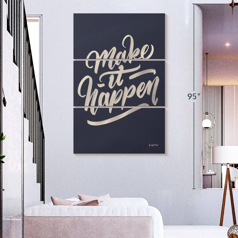 Tergel Make It Happen, 74" H x 48" W