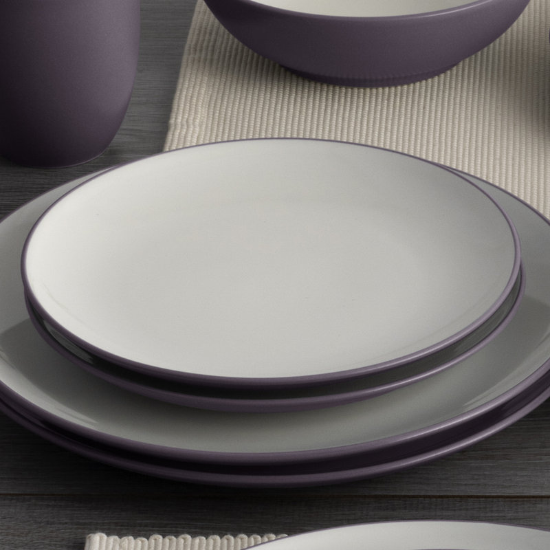 Noritake Colorwave Coupe Salad Plates, 8-1/4", Plum