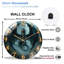 Horloge murale fantaisie dragon, 12 po