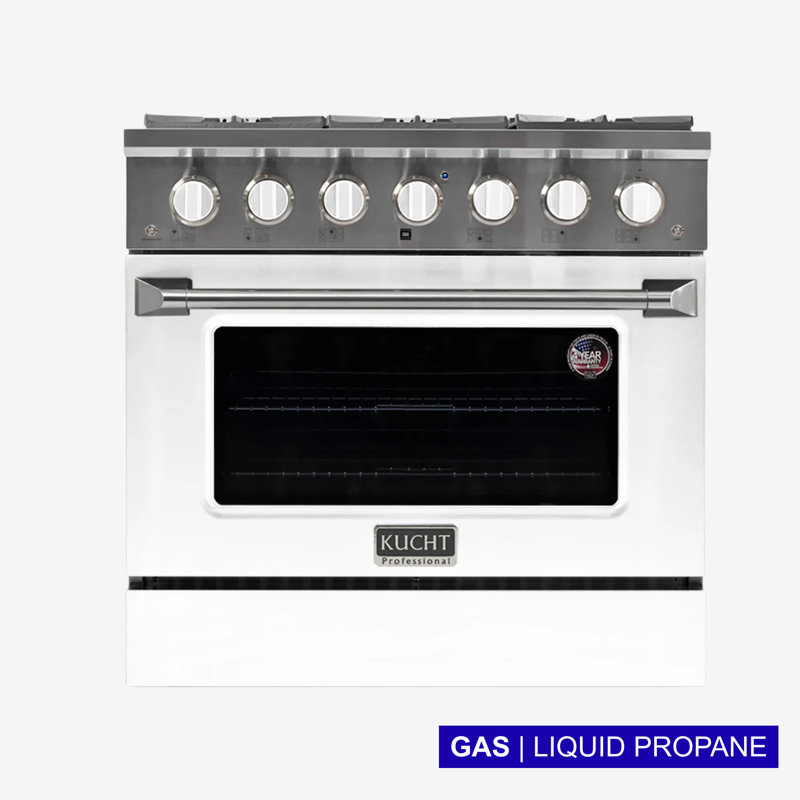 Kucht 36 in. W Smart Range, Liquid Propane