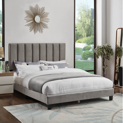 Lit tapissier standard à profil bas