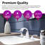 Widespread 2-handle Bathroom Faucet with Drain Assembly