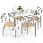 Stouferberg 4 - Person Four Leg Base Dining Set