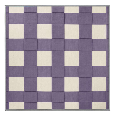 Tapis mauve lavable à la machine