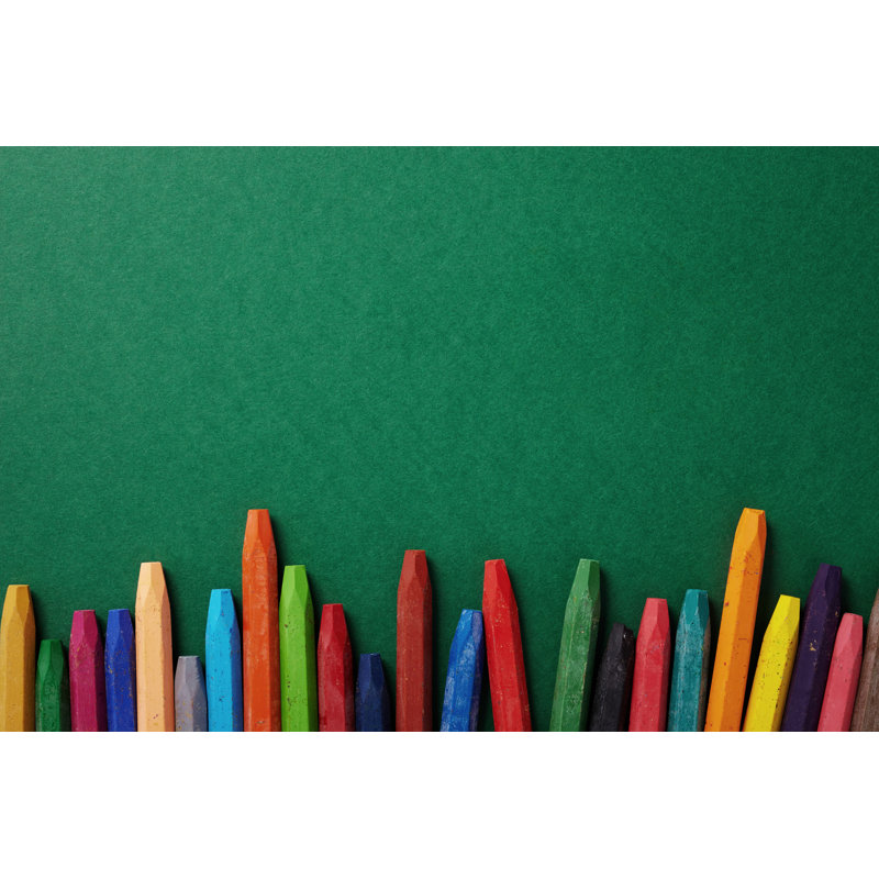 Crayons - photographie sur toile tendue, H 24 po x l 36 po