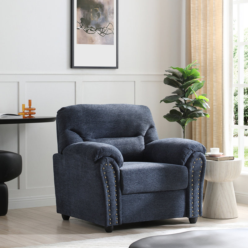 Chaise bleue, Bleu