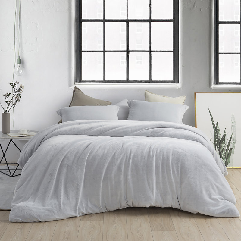 Coma Inducer Bedding, Twin XL Duvet Cover + 1 Standard Sham, Gray