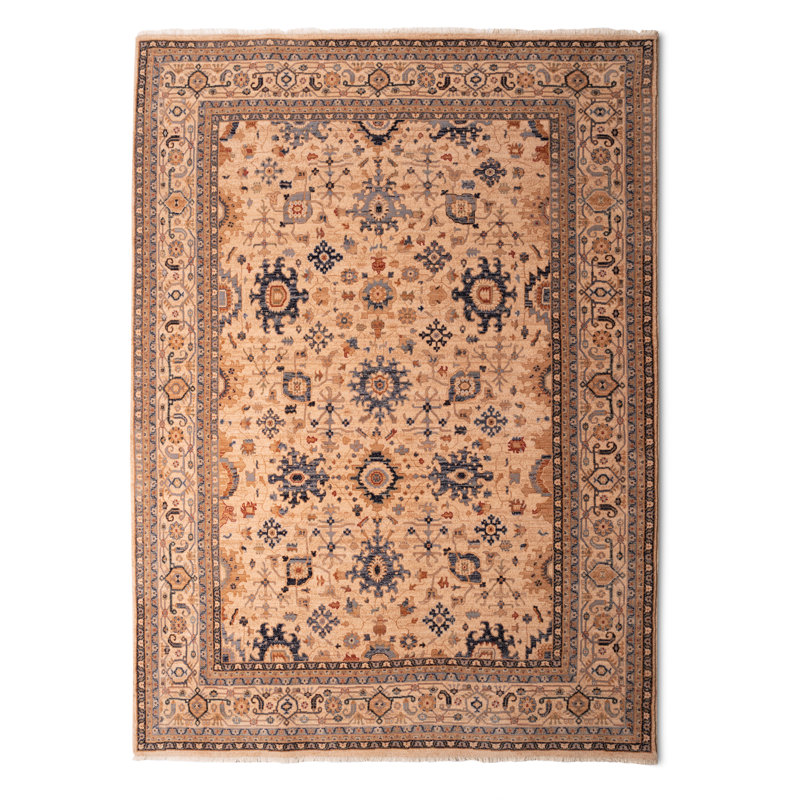 Oriental Wool Area Rug, Rectangle 60 x 85 cm