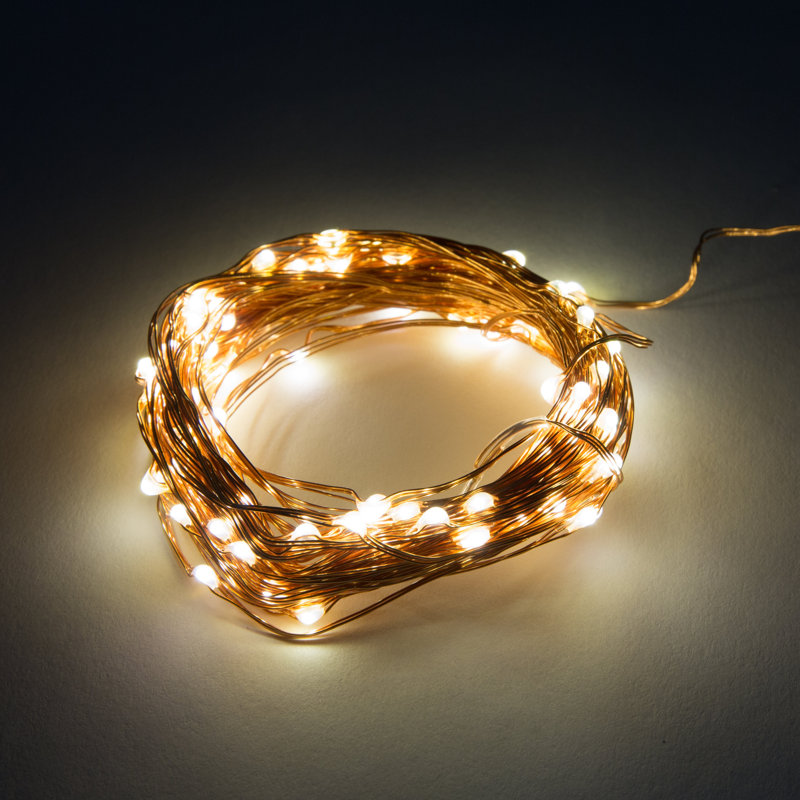 Guirlande de 20 lumières DEL Stollings, Blanc chaud
