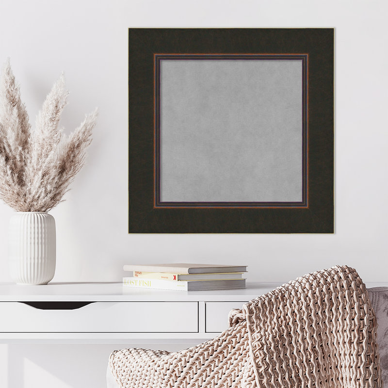 Magnetic Metal Magnetic Board, 22" H x 22" W x 1" D
