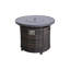 Table de foyer d'extérieur au propane en aluminium H 25 po x l 32 po