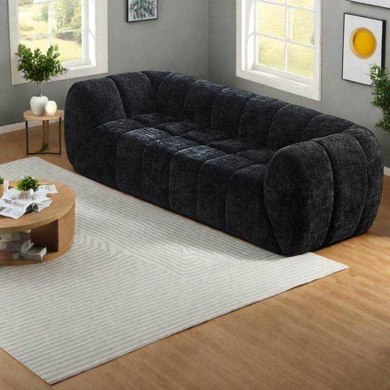 Canapé confortable en mousse de chenille, siège profond moderne pour la maison