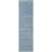 Radley Stripe Ocean Blue Champagne Indoor Outdoor Runner Rug-328237052