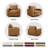 36.2" Wide Upholstered Swivel Accent Armchair-1014536233