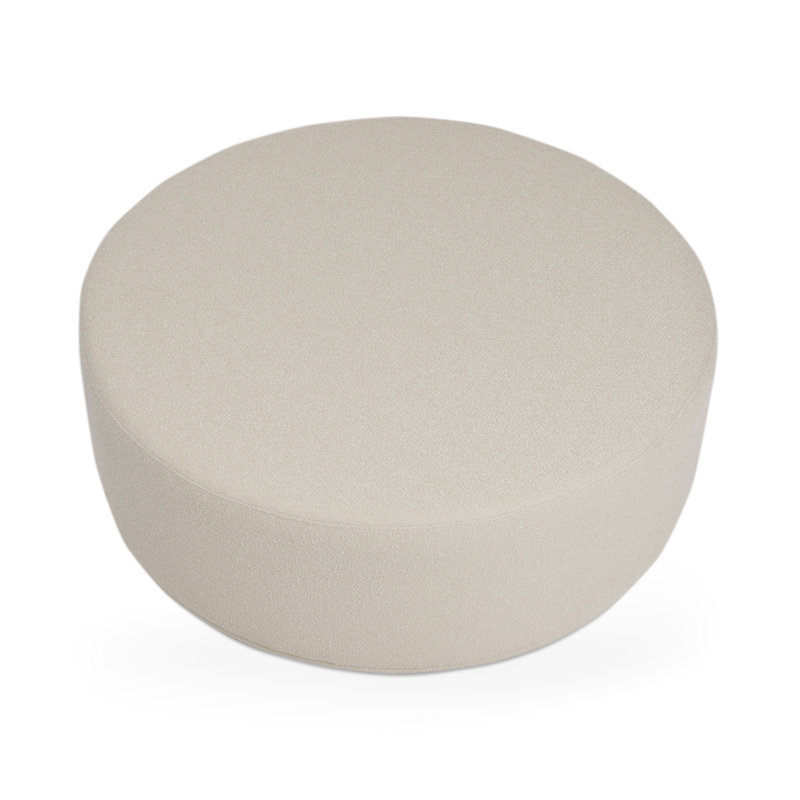 Celine Pouf A Large in Wool, Off White Wool